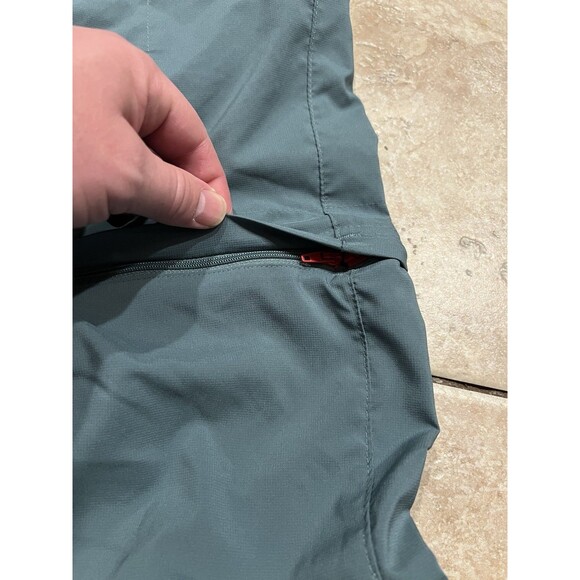 Columbia Pants Men 30x32 Convertible Shorts Blue Ripstop Hiking Camping - Picture 4 of 9